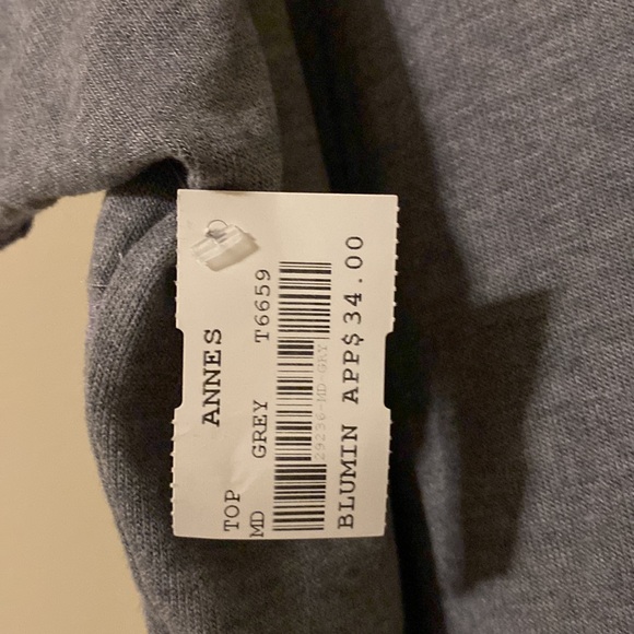 NWT BLUMIN TUNIC HEATHER GREY SIZE MEDIUM - Picture 7 of 8